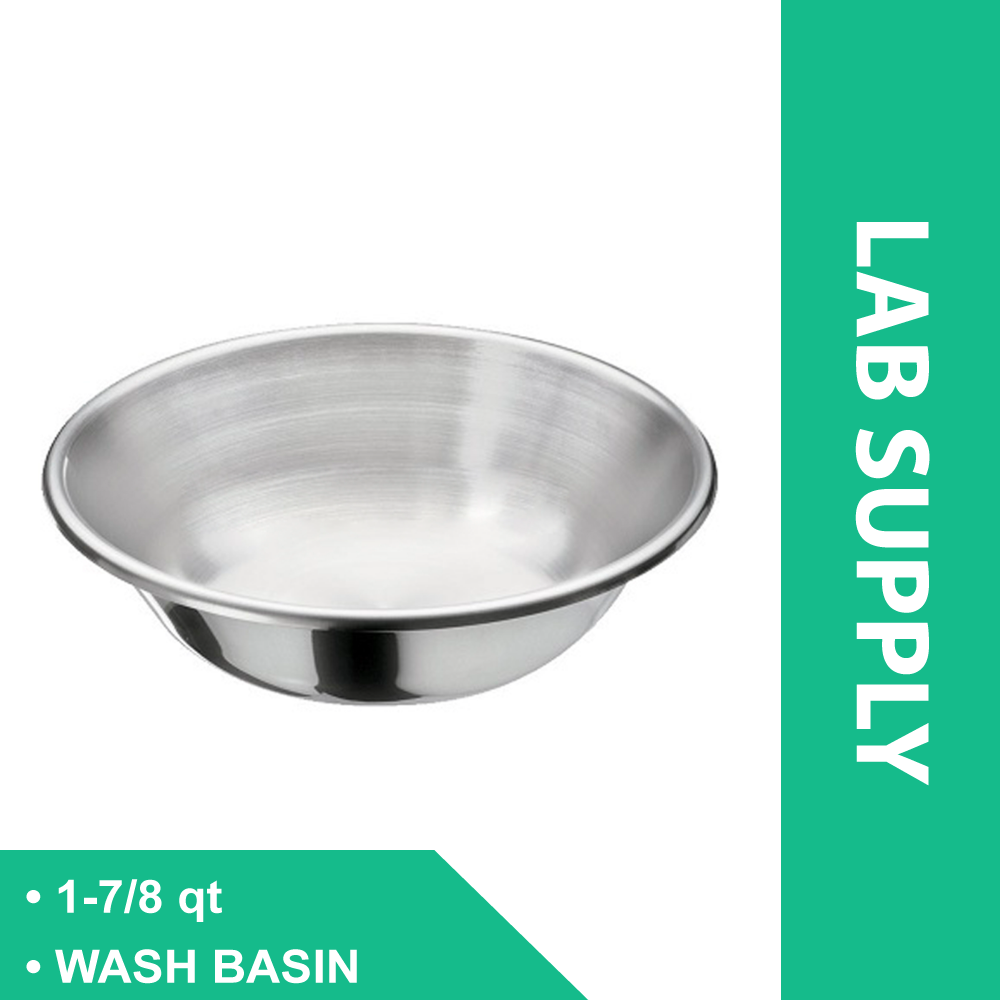 SS WASH BASIN, 1-7/8 QT