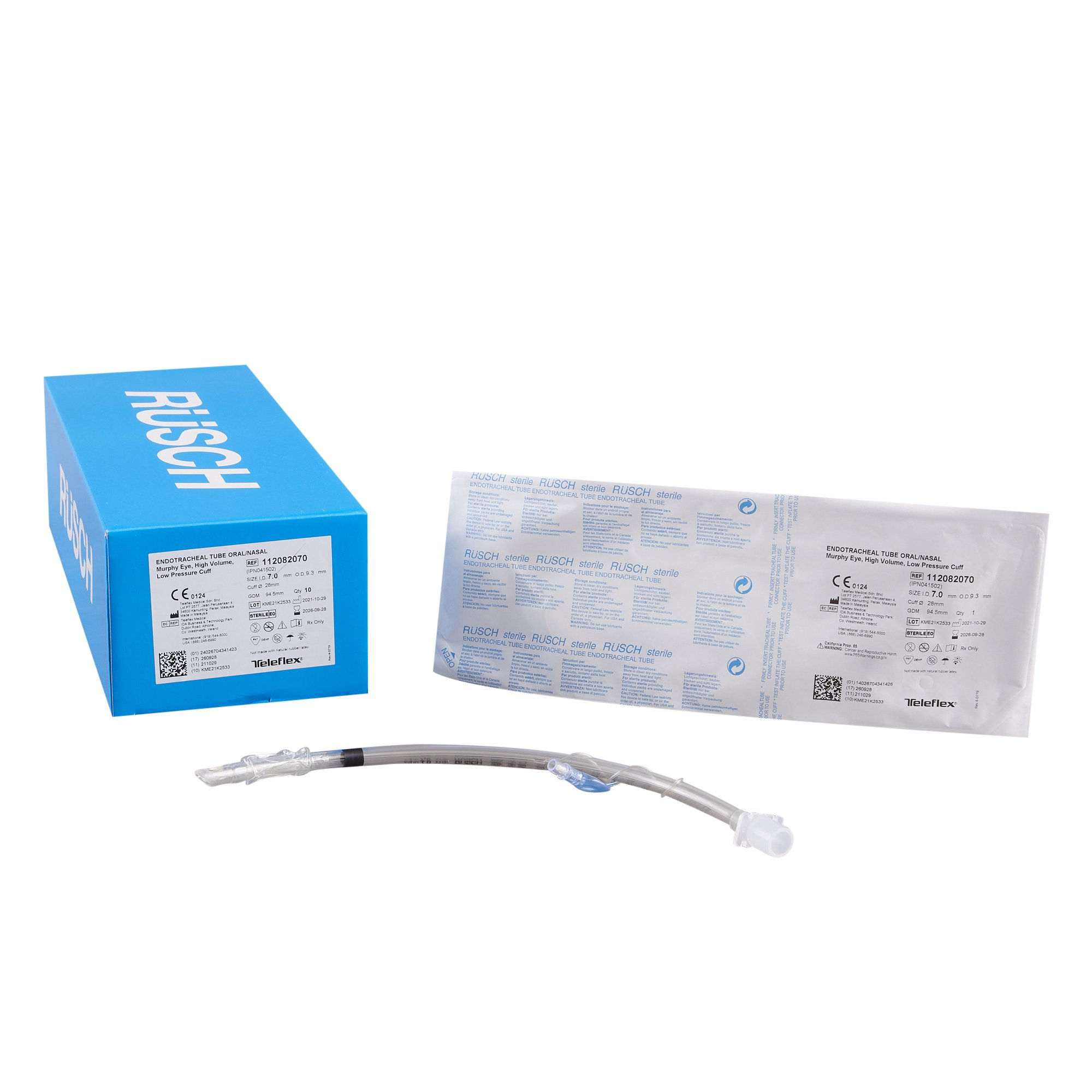 TUBE, MURPHY ENDOTRACH CUFF 7.0MM (10/BX) TELFLX