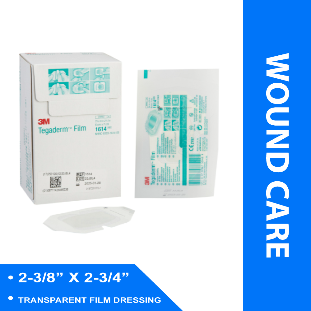 TRANSPARENT FILM DRESSING 3M™ 2-3/8 X 2-3/4" FRAME STYLE RECTANGLE STERILE