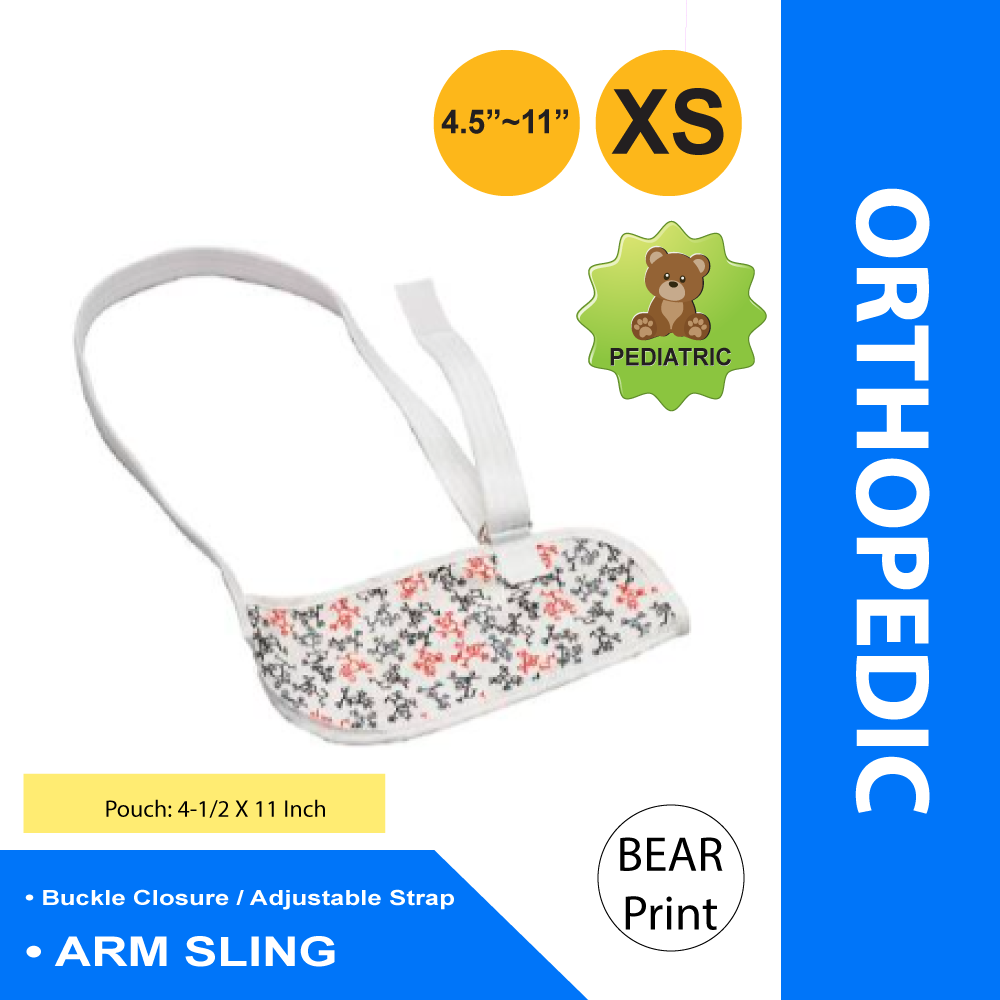 ARM SLING, CTN/POLY HEALTHCAREBEAR PED 4.5X11