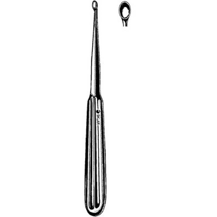 CURETTE, DERMAL OVAL #1 6 1/4"