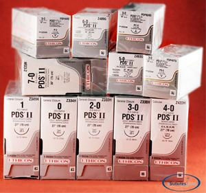 SUTURE, PDS CLR MONO 3-0 18" PC-5 (12/BX)