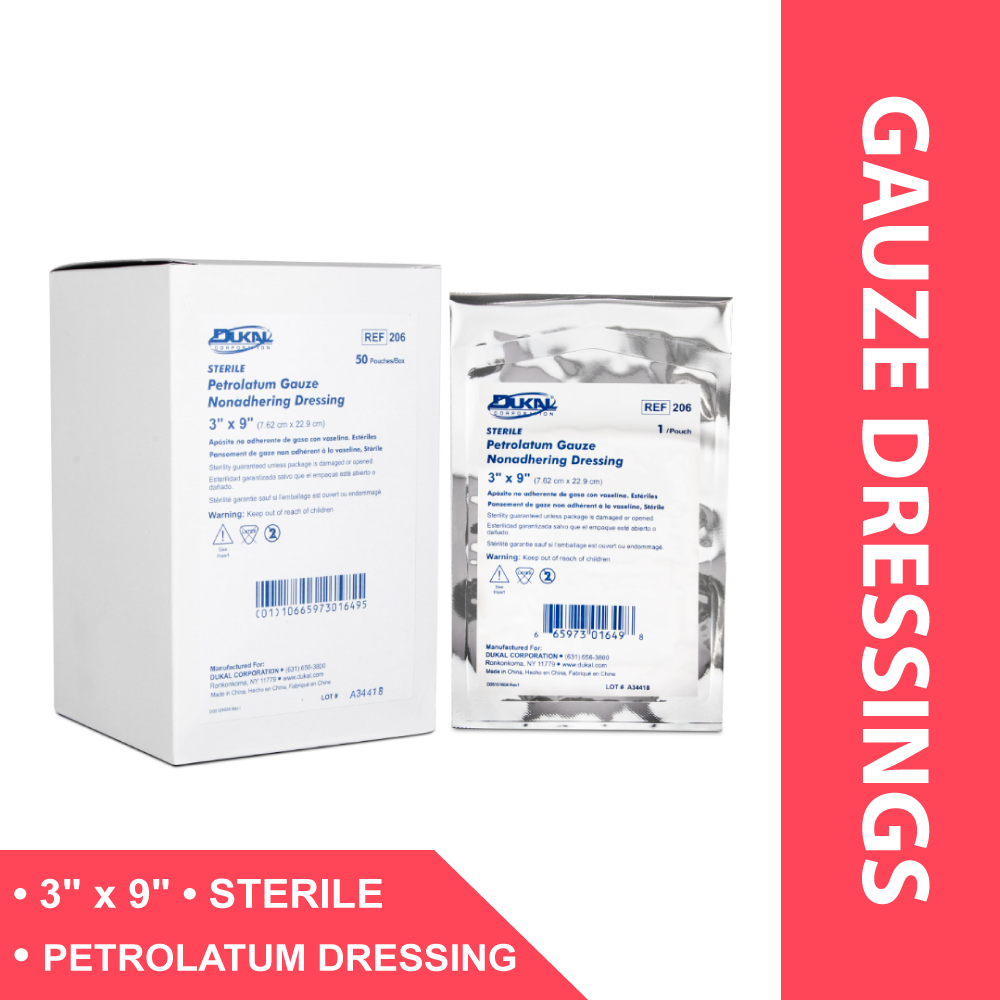 DRESSING, PETROLATUM 3X9 ST