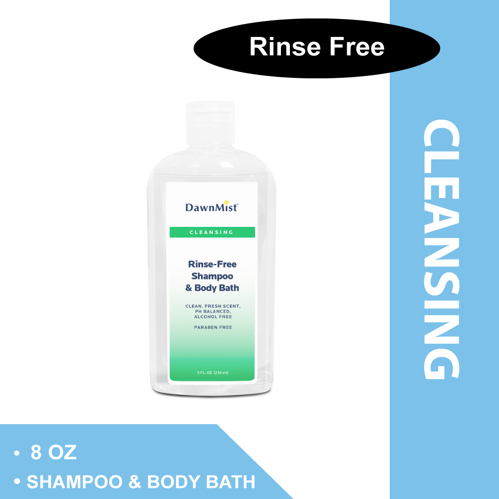 SHAMP&BDYBATH RINSE FREE 8OZ