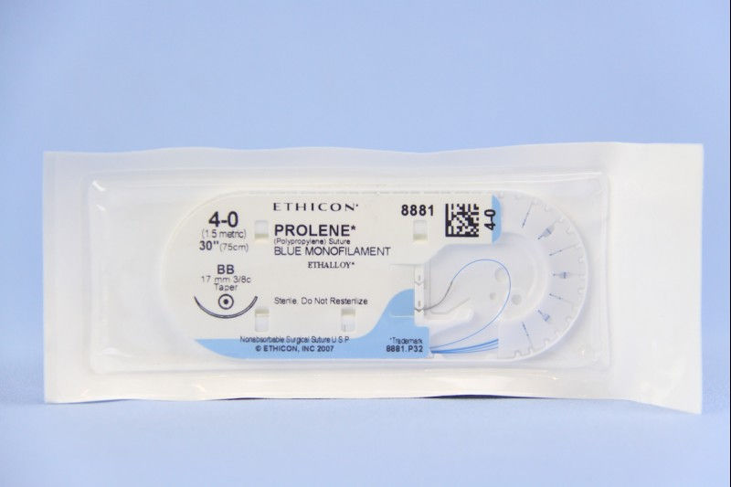 SUTURE, PROLENE BLU MONO 4-0 30" BB (36/BX)