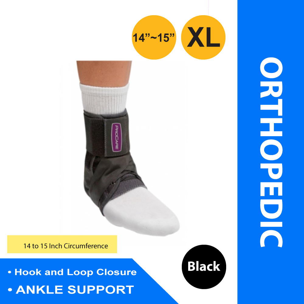 ANKLE SUPPORT, STABILIZED XLG 14"-15"