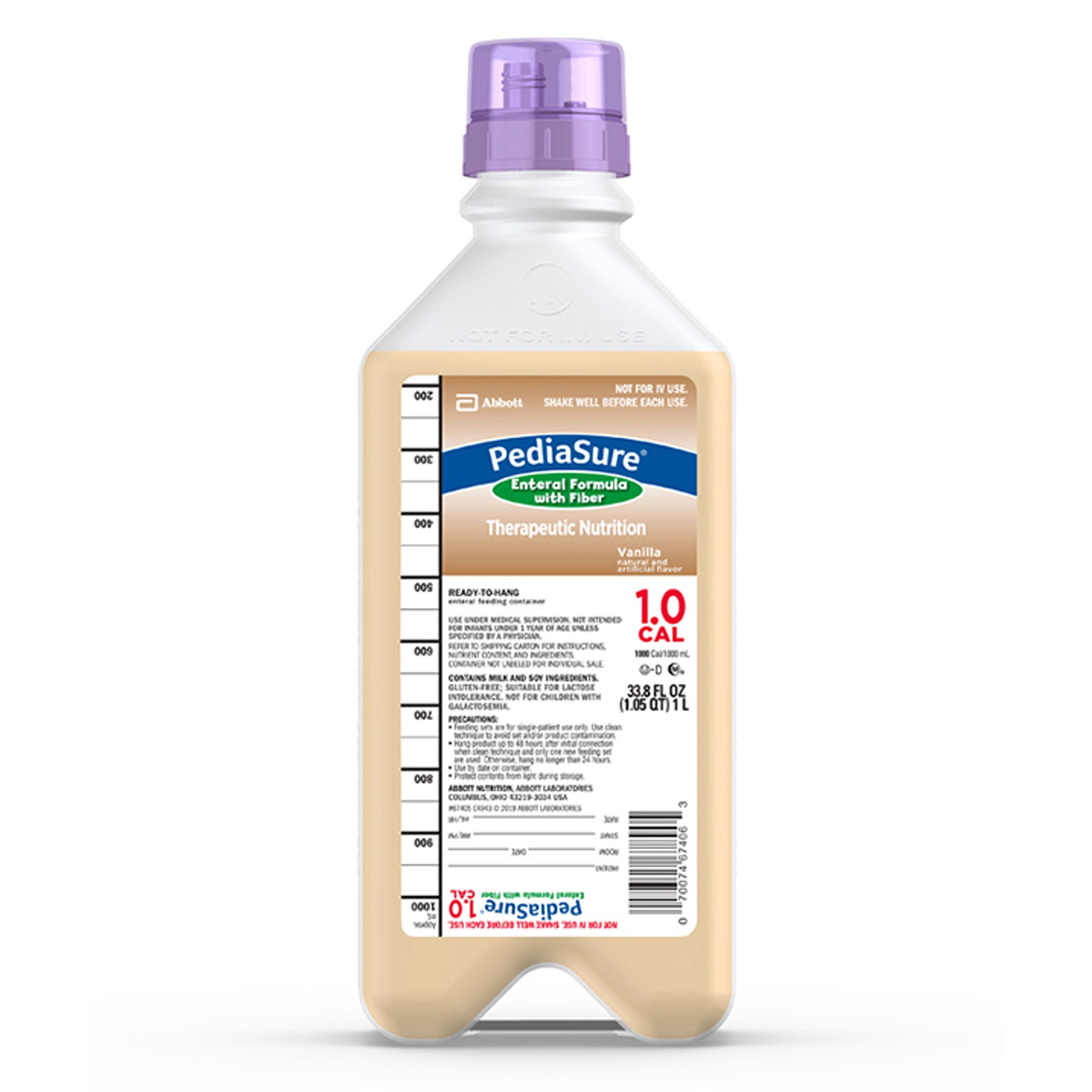 PEDIASURE, W/FIBER RTH 1 CAL 1L (8/CS)