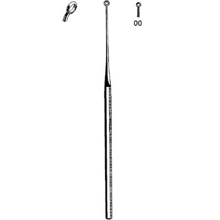 CURETTE, EAR BUCK BLNT ANGL SZ00