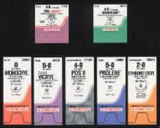 SUTURE, PROLENE BLU MONO 4-0 18" PC-5 (12/BX)