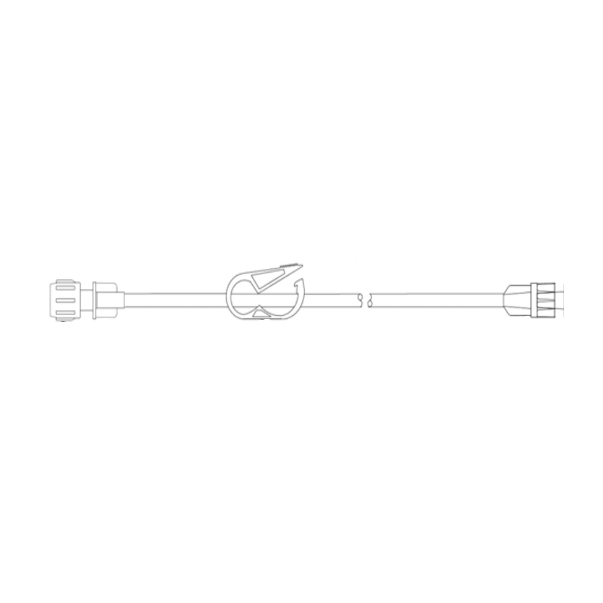 EXTENSION SET, STRT MICRO-VOLUME N/DEHP ML LL 79" (50/CS)