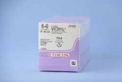 SUTURE, VICRYL UD BR CT 6-0 1 8" PS6 (12/BX)