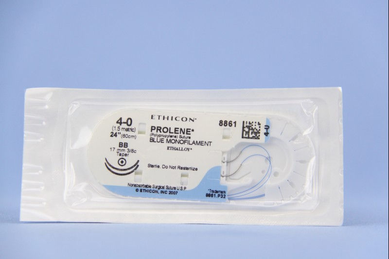 SUTURE, PROLENE BLU MONO 4-0 24" BB (36/BX)