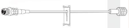 EXT SET, CATH W/SITE 8" (50/BX)