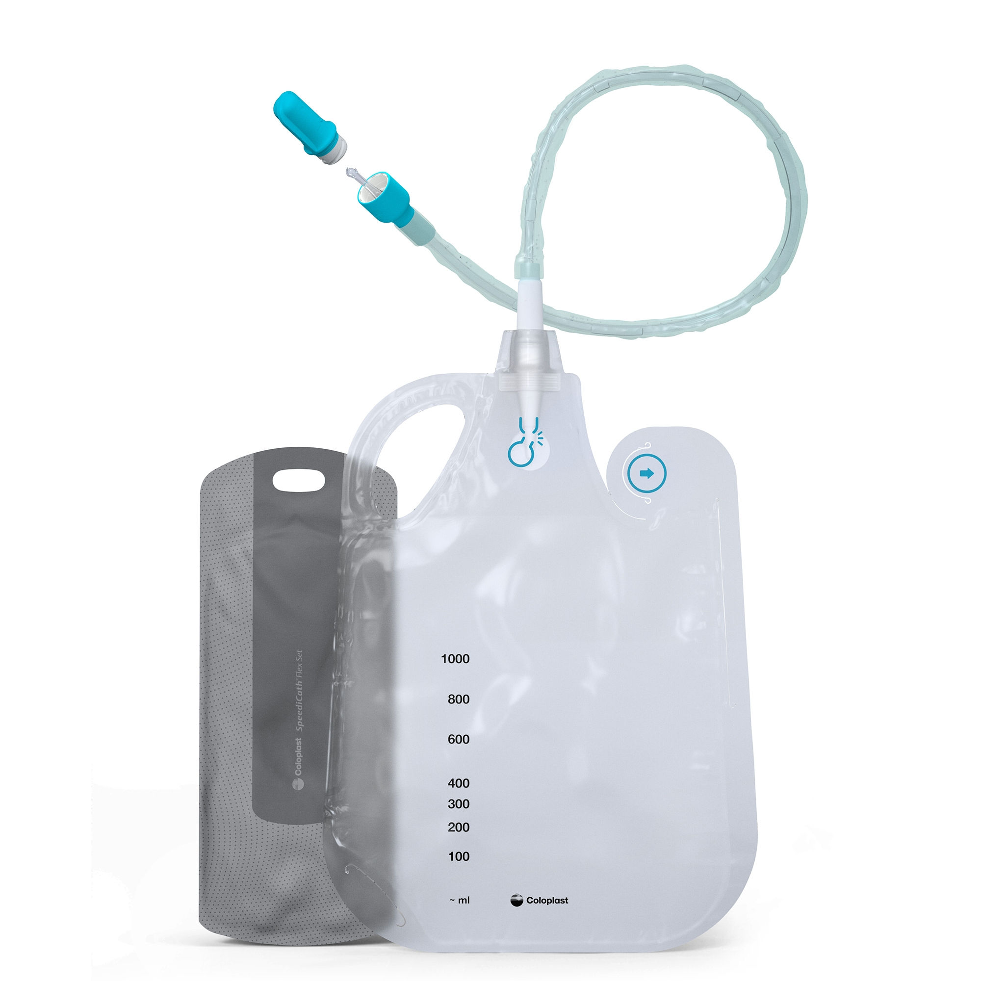 CATHETER, SPEEDICATH FLEX HYROPHILIC W/BAG 14FR 13" (30/BX)