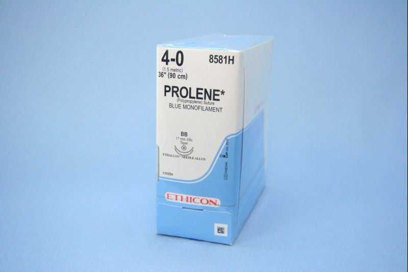 SUTURE, PROLENE BLU MONO 4-0 36" BB (36/BX)