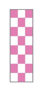 TAPE, IDENTIFICATION SHEET CHECKERBOARD WHT/PINK 8.5"X11"