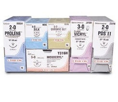 SUTURE, PROLENE BLU MONO 10-0 8" STC-6 (12/BX)