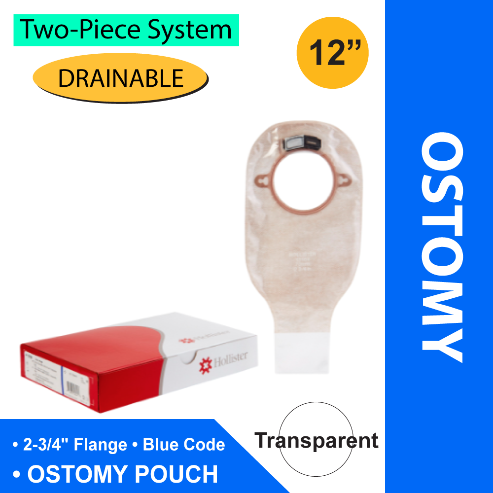 DRAIN, OSTOMY TRANSP W/FLTR 70MM 2 3/4" (10/BX)