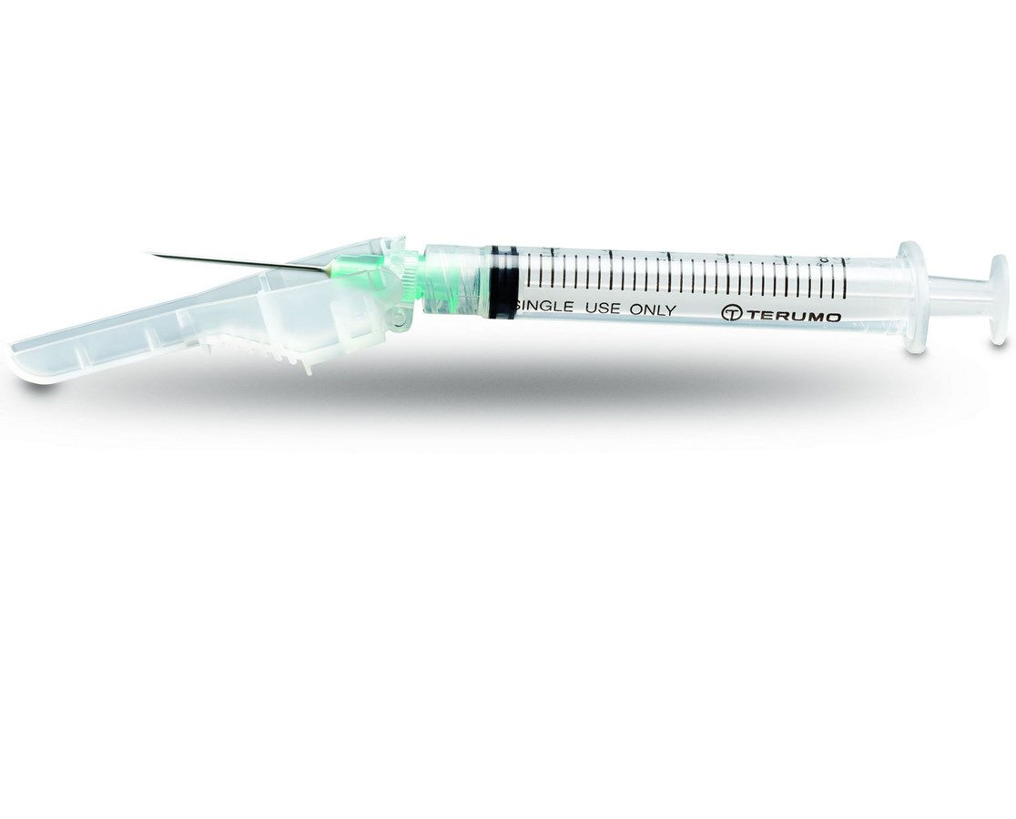 SYRINGE/NEEDLE, SFTY SURGUARD322GX1" 3ML (100/BX)