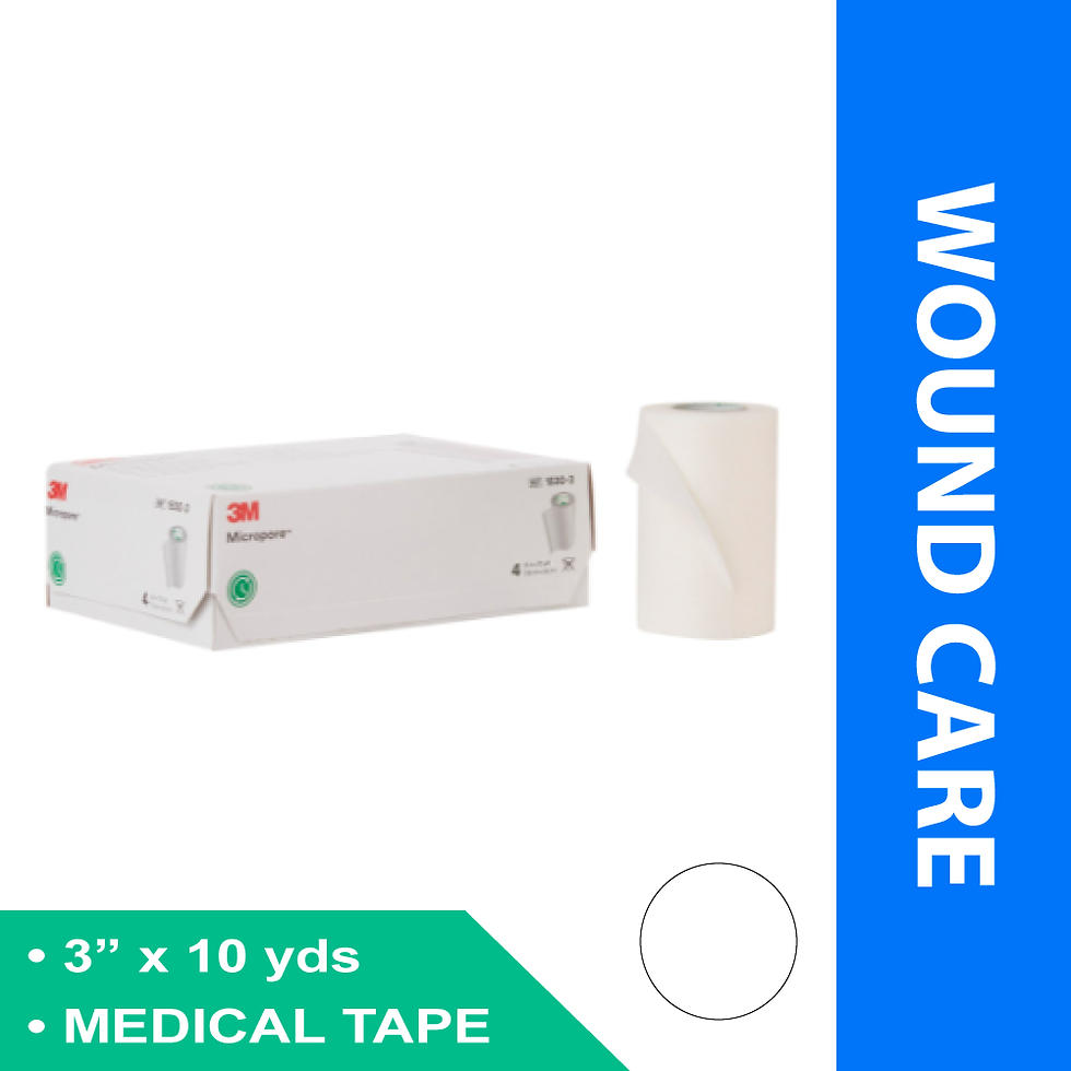 Thumbnail: MEDICAL TAPE 3M™ MICROPORE™ WHITE 3 INCH X 10 YARD PAPER NONSTERILE