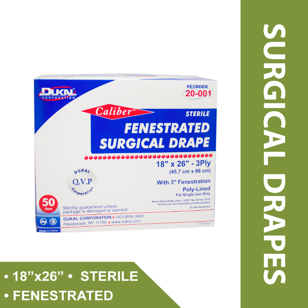 DK FEN SURG DRAPE 18X26, ST