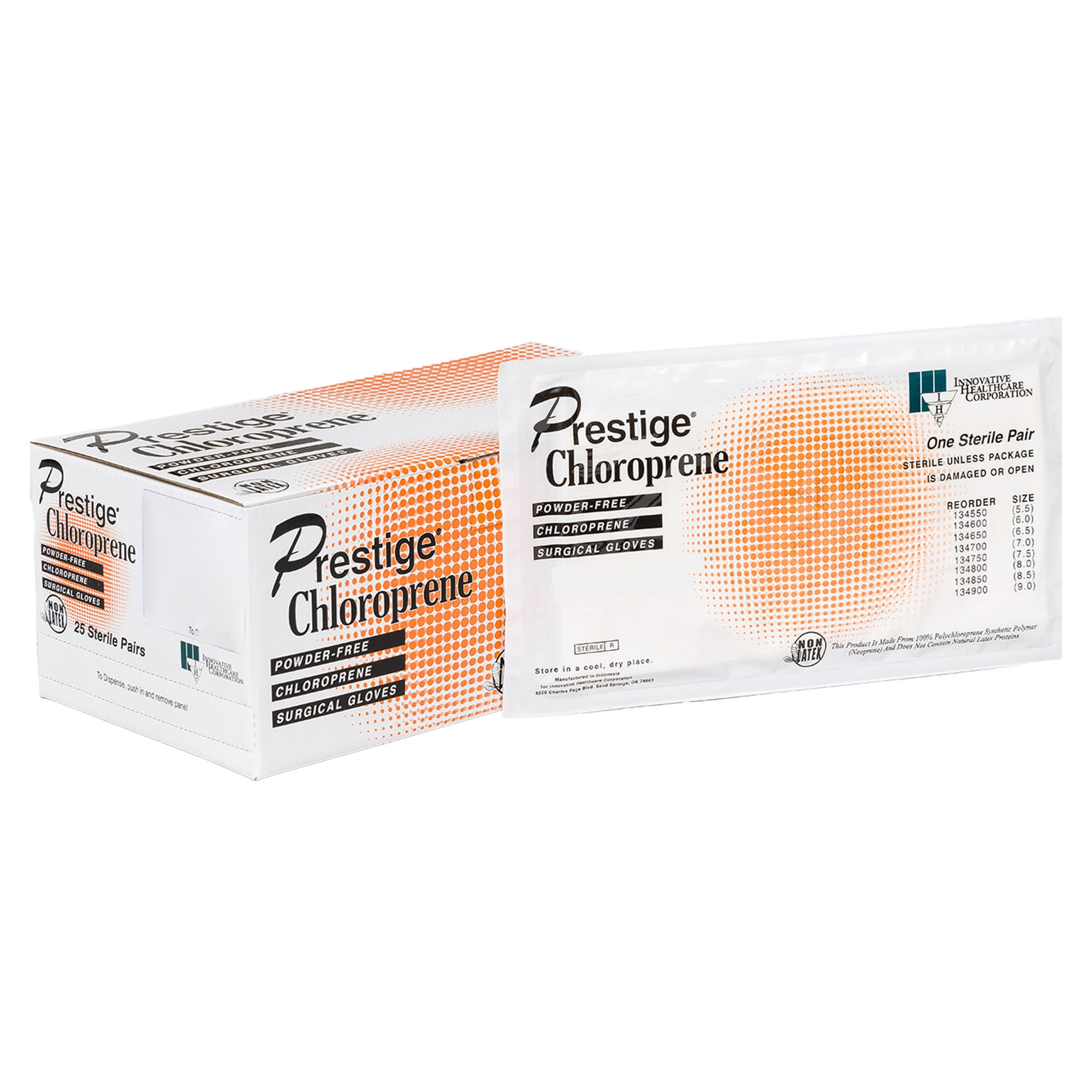 GLOVE, SURG PLYCHPRN 6.0 STR2 TXT (25PR/BX 4BX/CS)