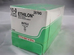 SUTURE, ETHILON BLK MONO 10-05" BV75-3 (12/BX)