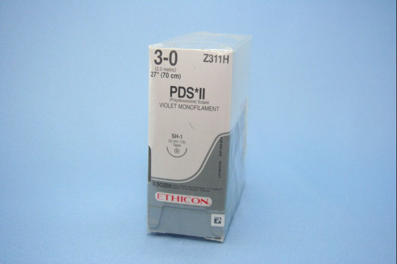 SUTURE, PDS VIO MONO 3-0 27" SH-1 (36/BX)