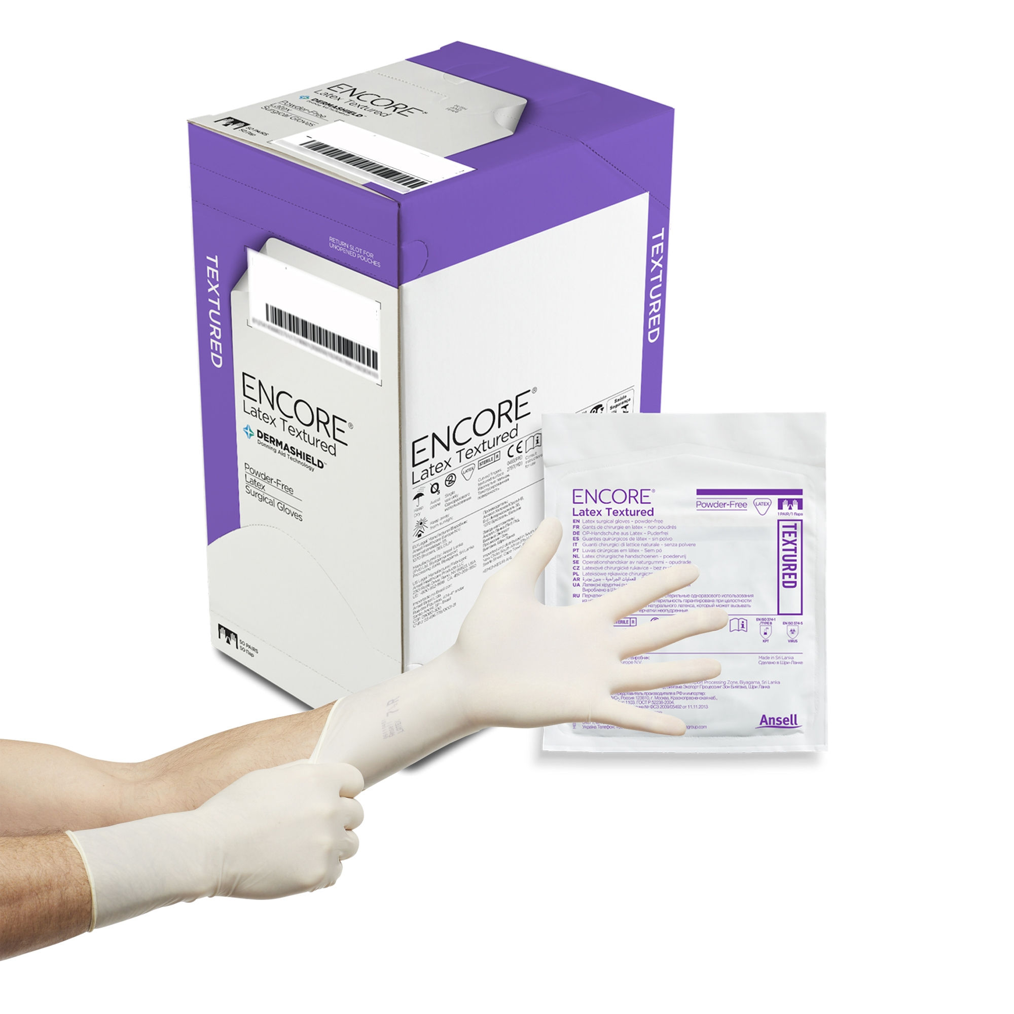 GLOVE, SURG LTX 9.0 STR2 TXT CHEMO (50PR/BX 4BX/CS)