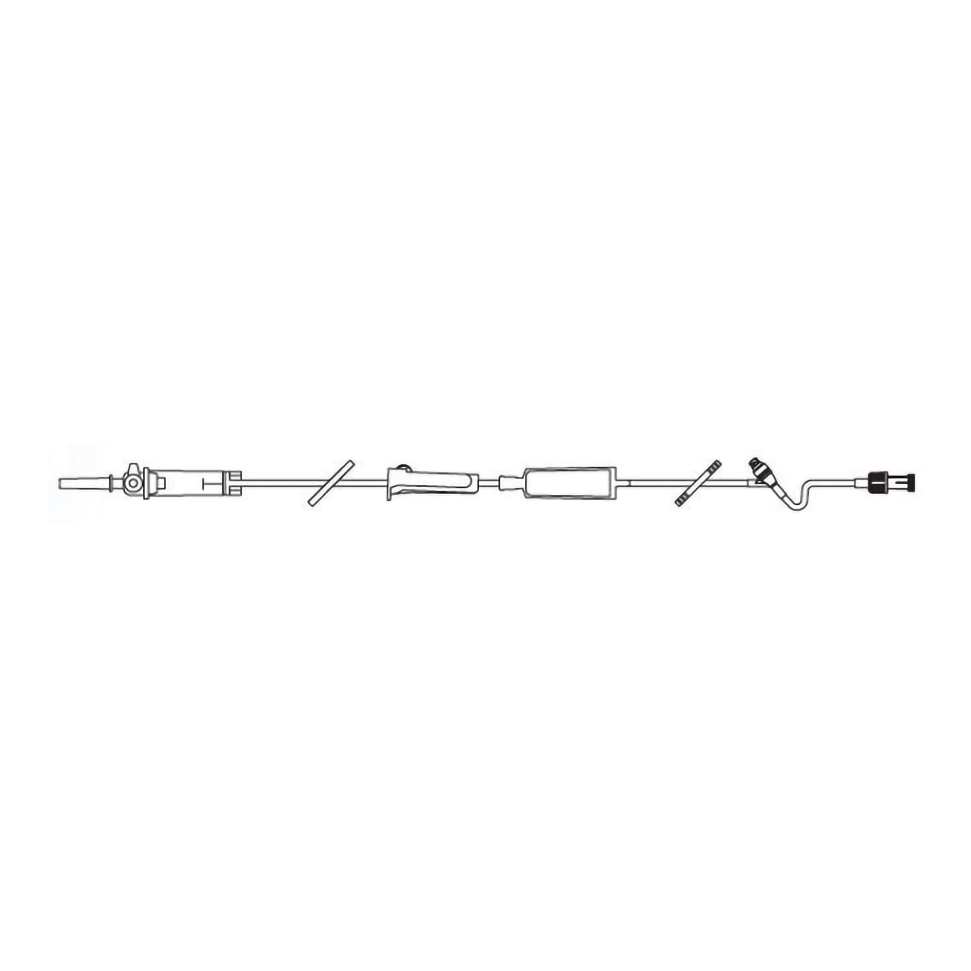 IV ADMIN SET, N/DEHP .22 FLTR 10DPM (48/CS)