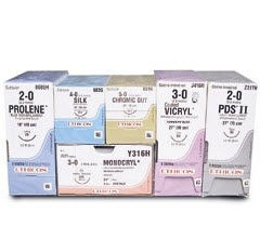SUTURE, PDS CLR MONO 6-0 18" PC-1 (12/BX)