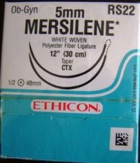 SUTURE, MERSLEN CTX/CTX 3/16"X1/2" CIR 5MM (6/BX)