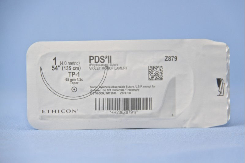 SUTURE, PDS VIO MONO 1 54" TP-1 (12/BX)