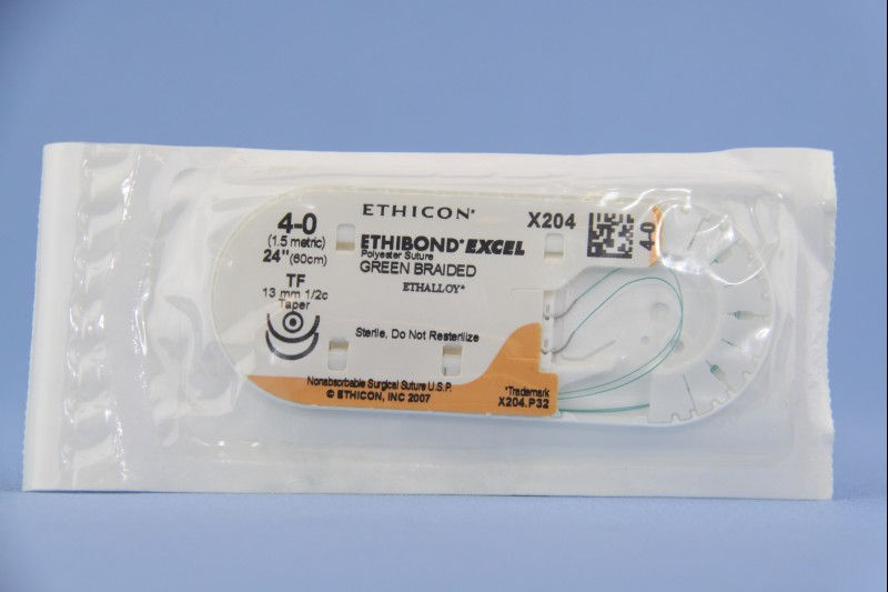 SUTURE, ETHBND GRN BR 4-0 24" TF B204H (36/BX)