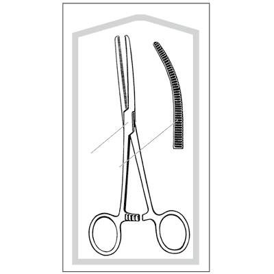 FORCEP, ROCHESTER PEAN CURVED STR 6 1/4" (25/CS)