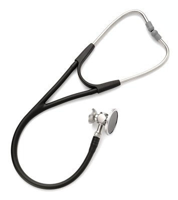 STETHOSCOPE, HARVEY DLX STUDENT 2HEAD W/ACCESS BLK