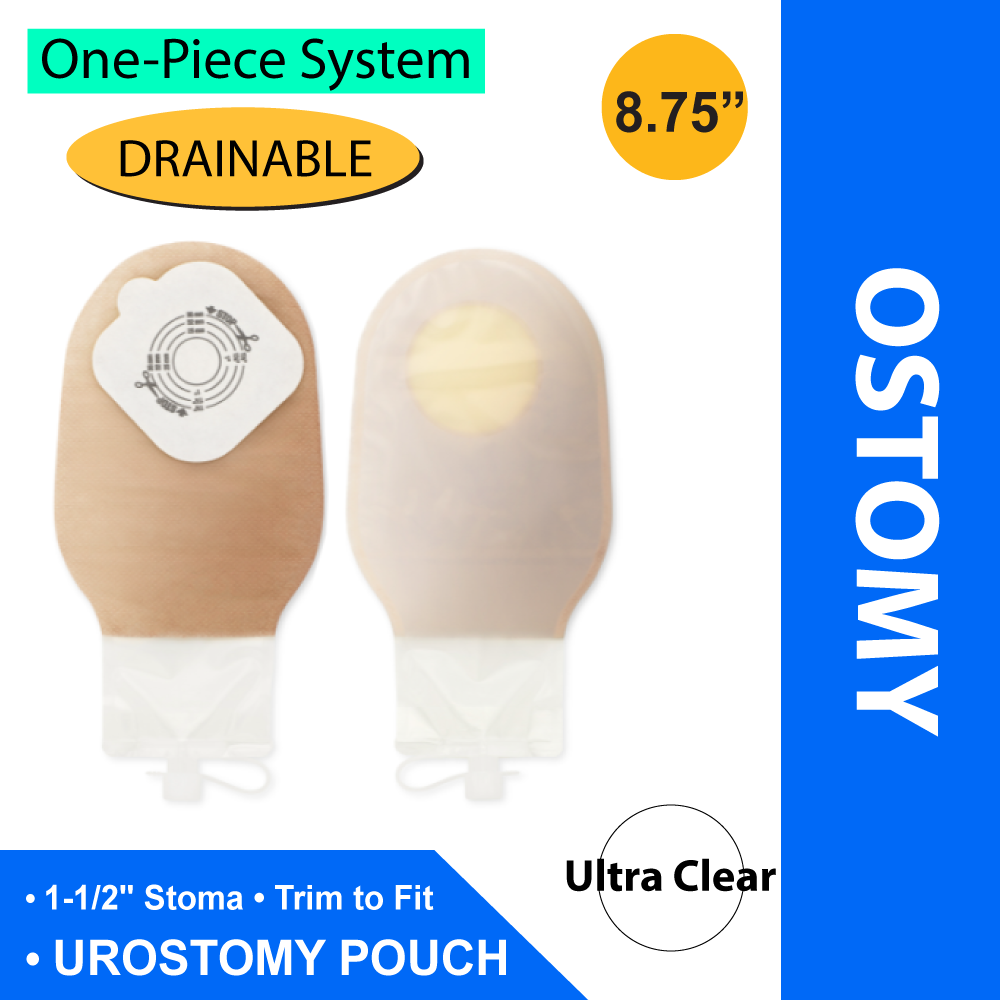 POUCHKINS, UROSTOMY INF CTF 1 1/2" 38MM (10/BX)