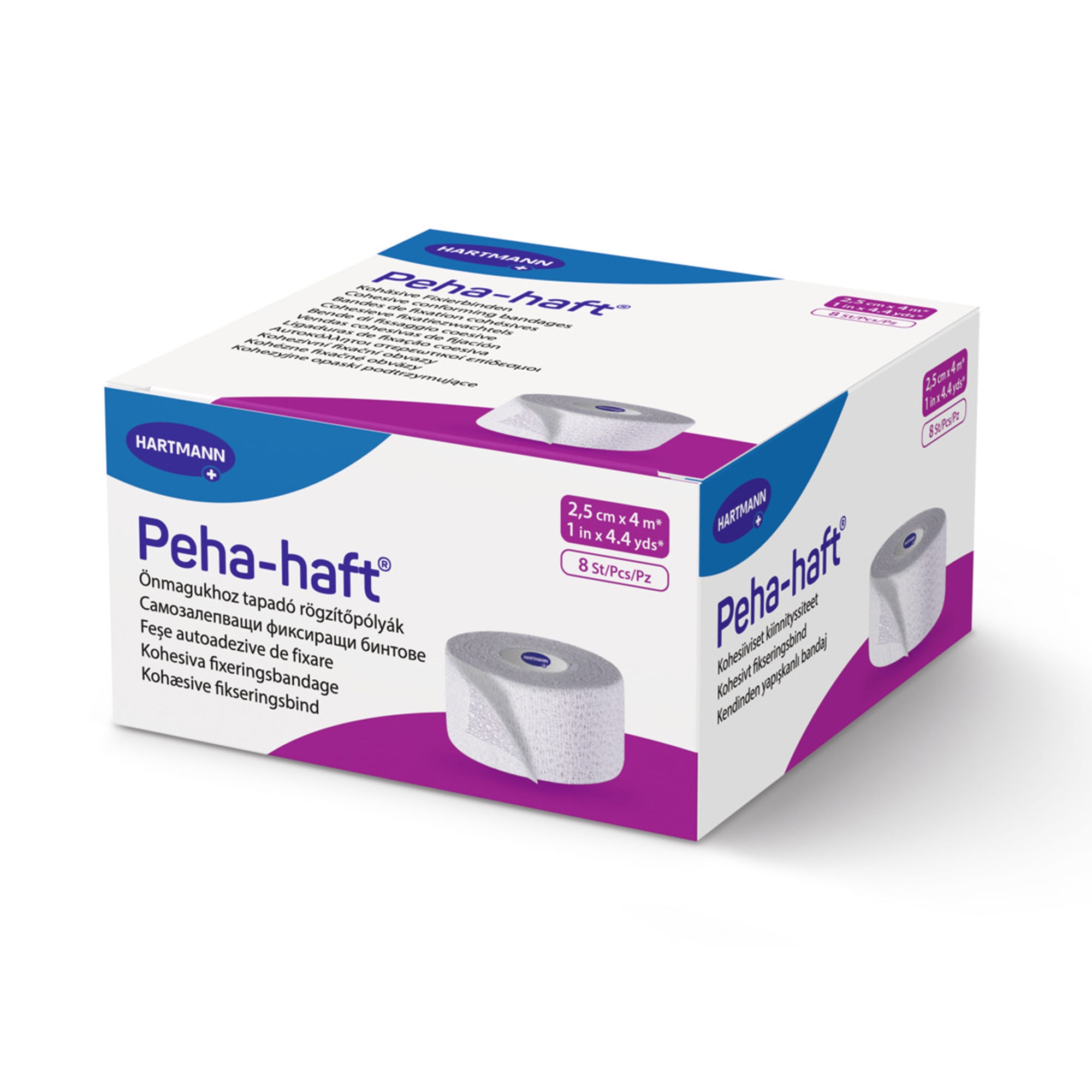 BANDAGE, GAUZE COHESIVE PEHA-HAFT LF 1.5"X4.5YD (1/BX)
