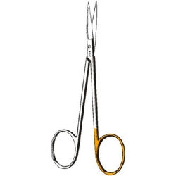 SCISSOR, IRIS CRVD 4 1/2"