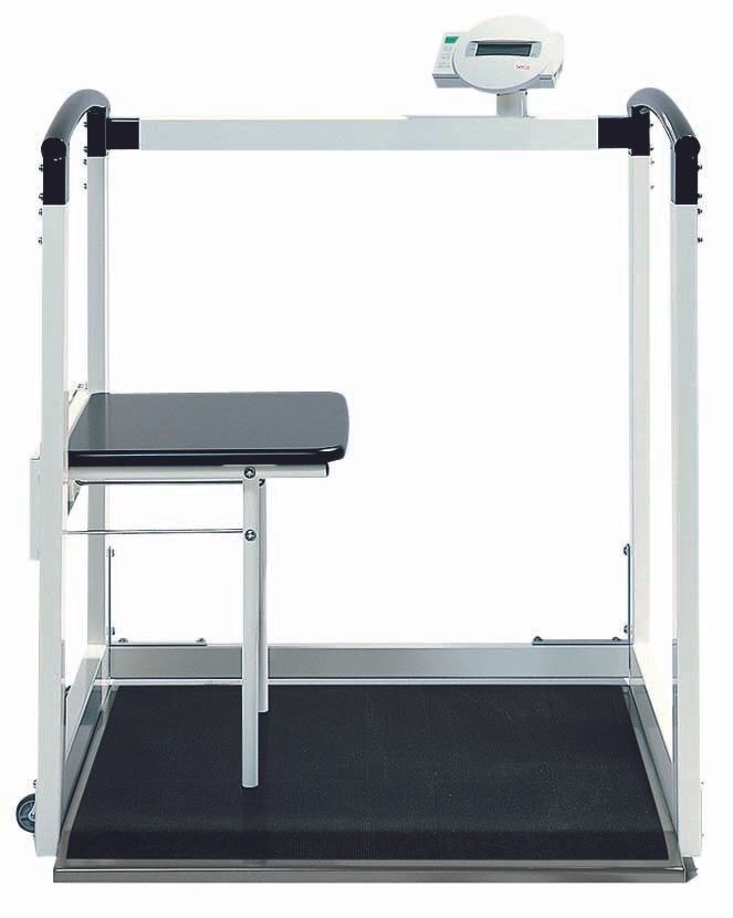 SCALE, DIG W/HANDRAILS/SEAT/WHEELCHAIR 800LB