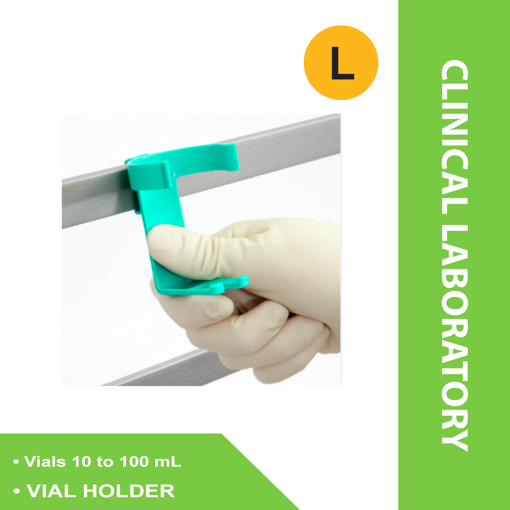 HOLDER, VIAL CLIP LG (6/PK)