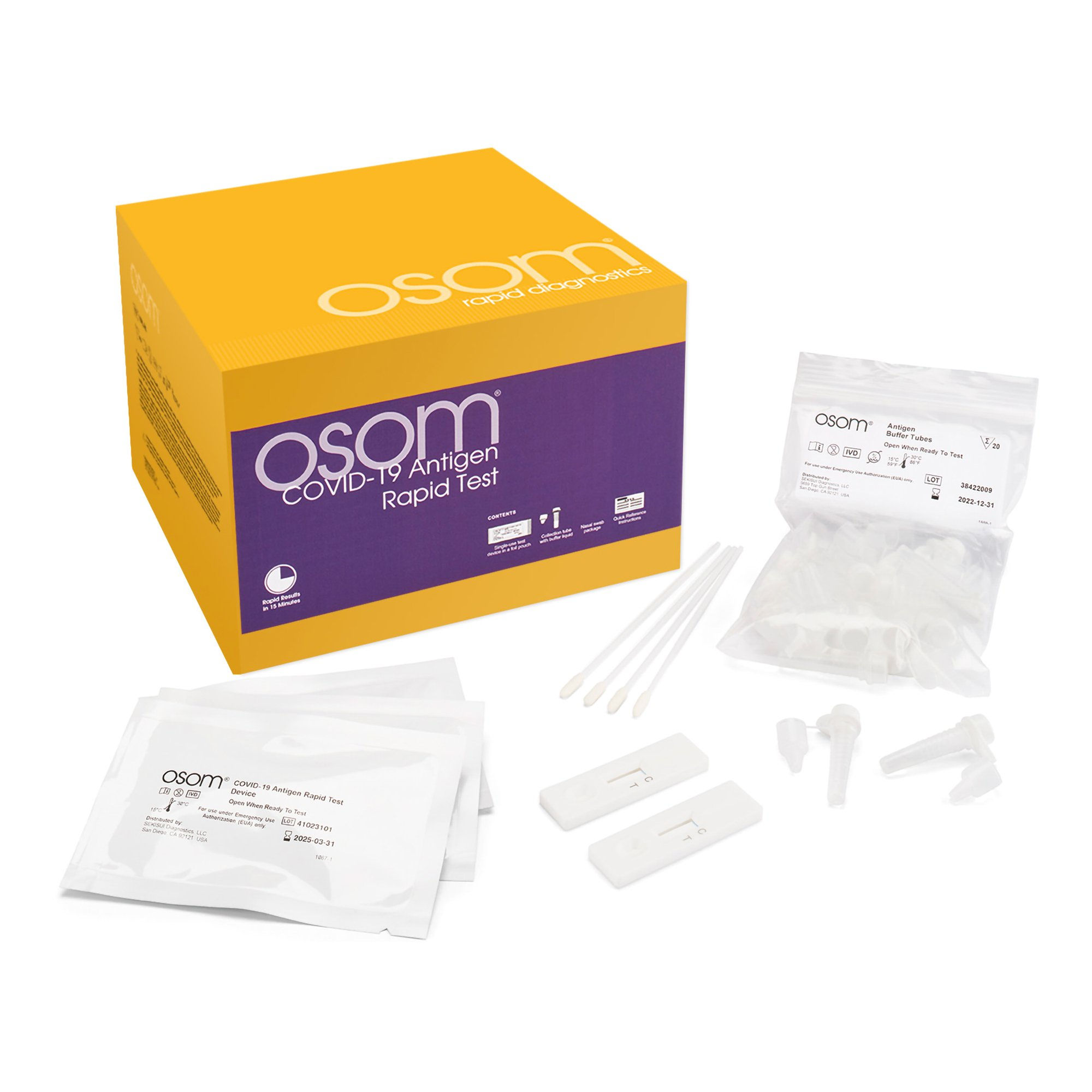 RAPID TEST, COVID 19 OSOM ANTIGEN (40/KT 12KT/CS)