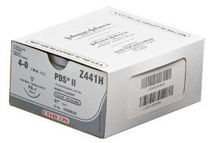 SUTURE, PDS CLR MONO 4-0 27" FS-1 (36/BX)