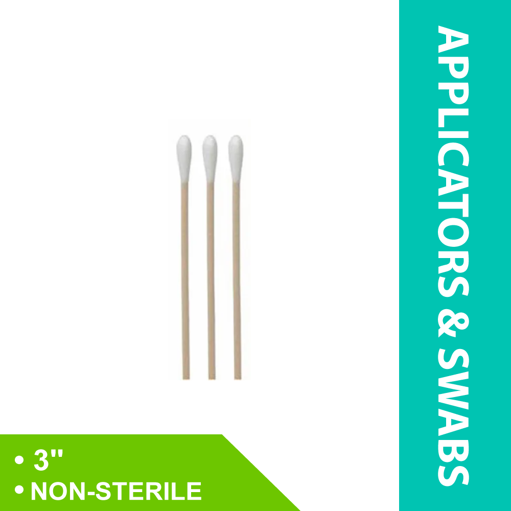 COTTON TIP APLLICATORS 3"