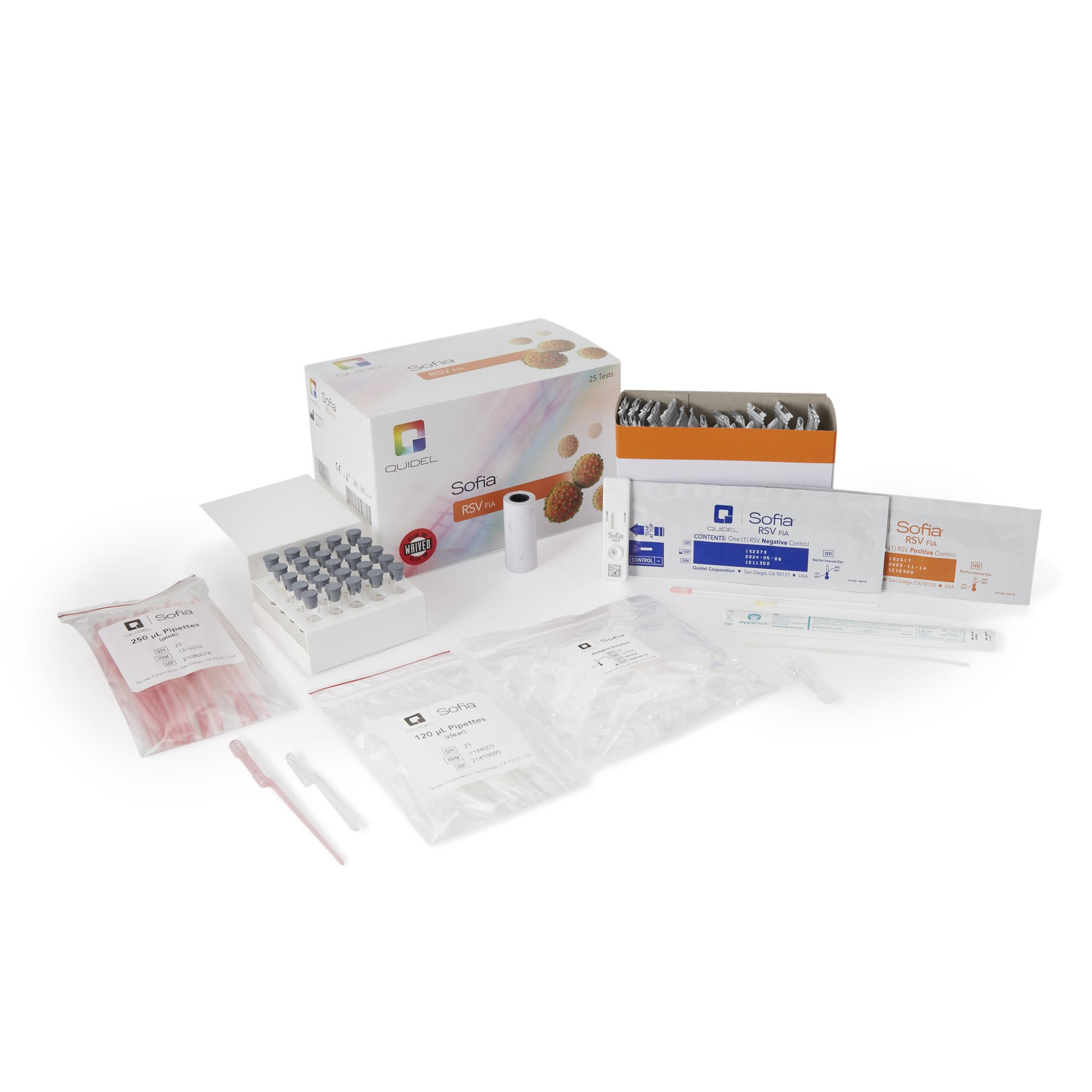 TEST KIT, RSV SOFIA (25/KT 12KT/CS)
