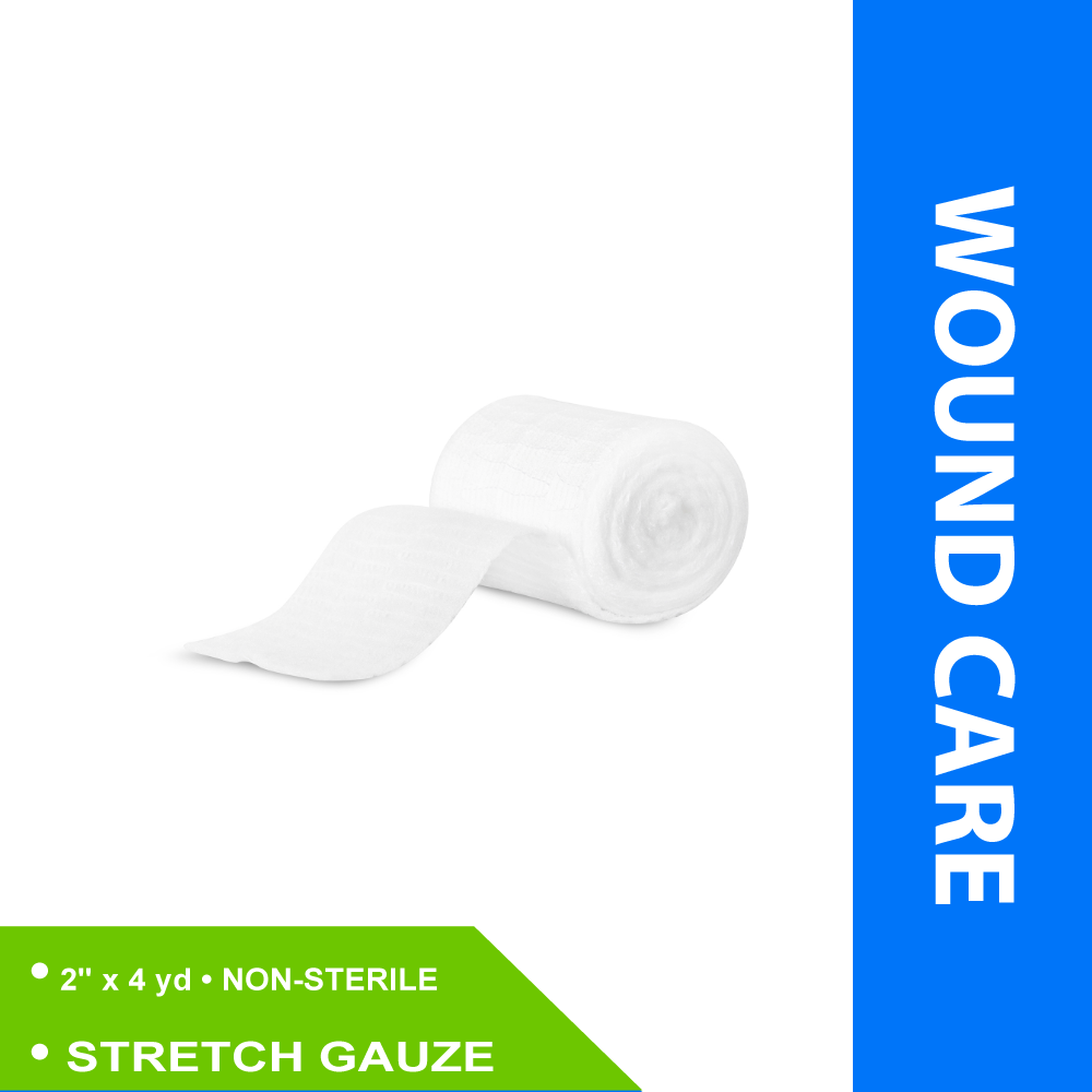 DK 2" X 4YD STRETCH GAUZE/POLY