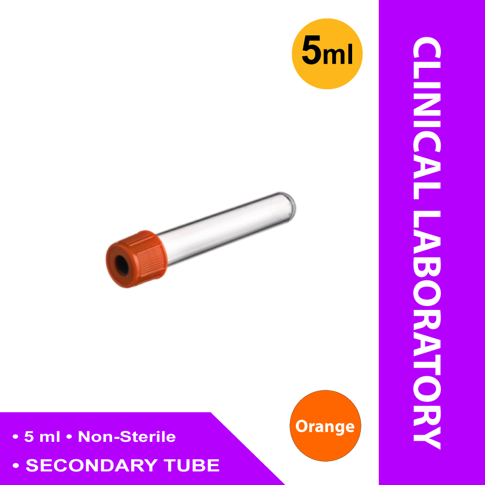 TUBE, ALIQUOT POLY 5ML 13X75MM(500/BG 4BG/CS)