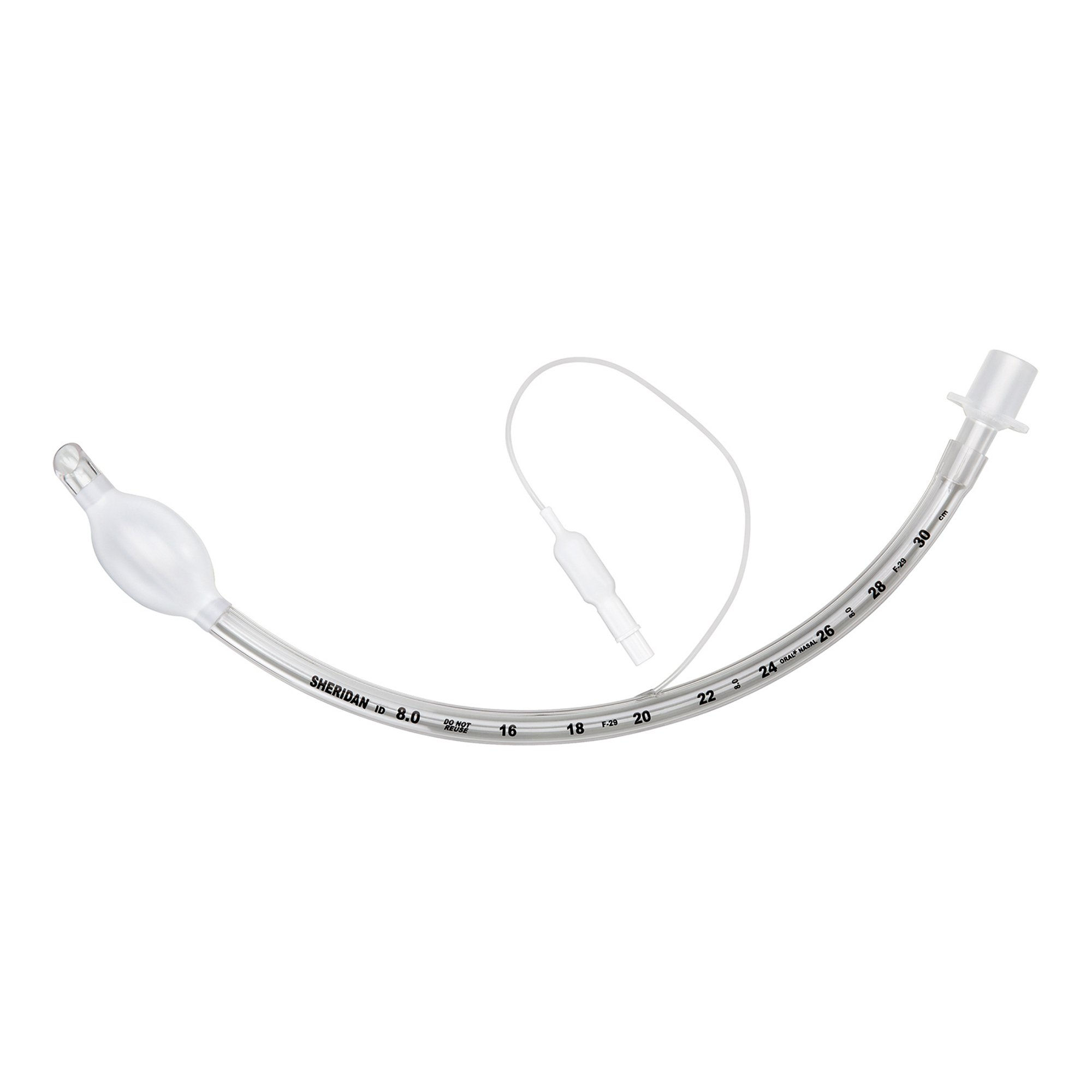 TUBE, MURPHY TRACH CUFF 3.5MM (10/BX) TELFLX