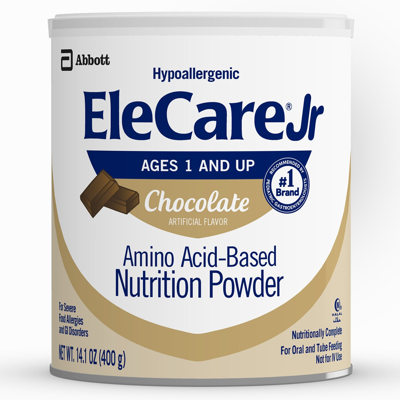 ELECARE JR, PDR CHOCOLATE 14.1OZ (6/CS)