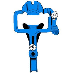 SPECULUM, GRAVES OB MED BLU W/TU